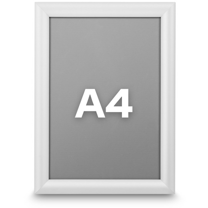 Cadre Standard A4 type clic-clac (couleur argent)