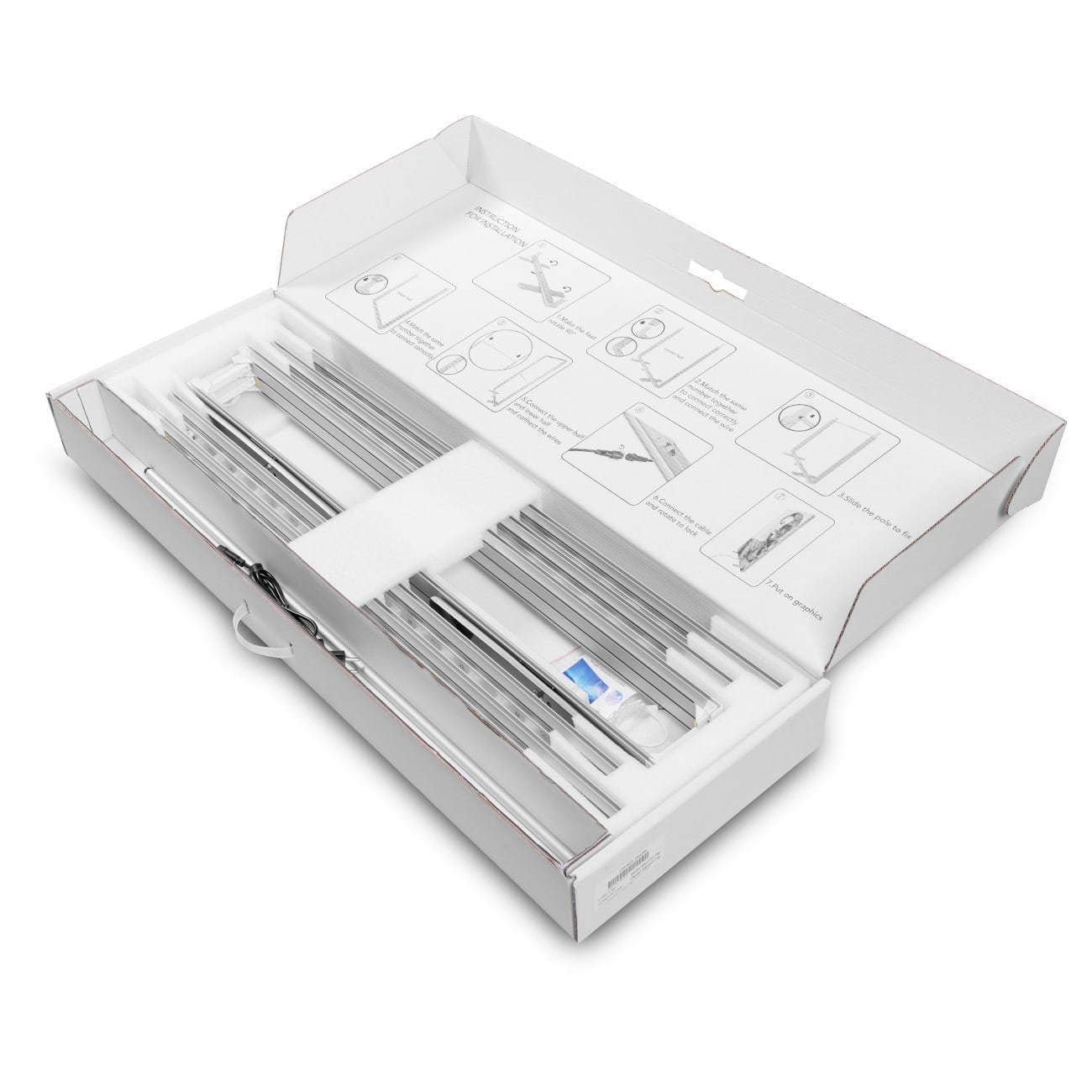 CAJA DE LUZ LED 100x250 (SEG)